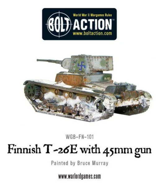 Finnish T-26-E Vickers 6-tonner with 45mm Gun