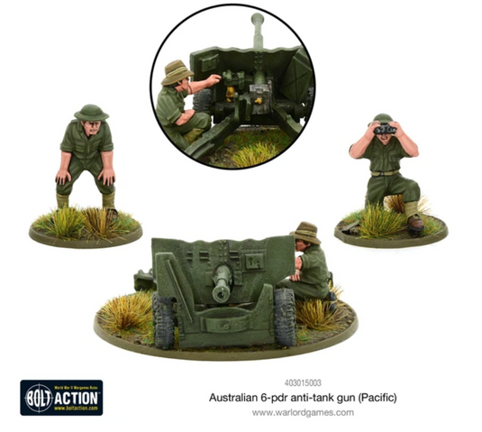 Australian 6-pdr Anti Tank Gun (Pacific)