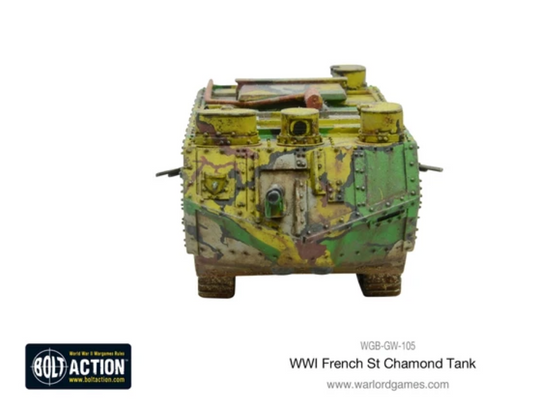 WWI French St Chammond Tank