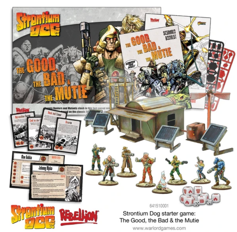 Load image into Gallery viewer, Strontium Dog: The Good the Bad and the Mutie starter game
