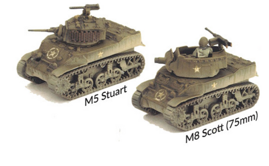 M5 Stuart Tank Platoon