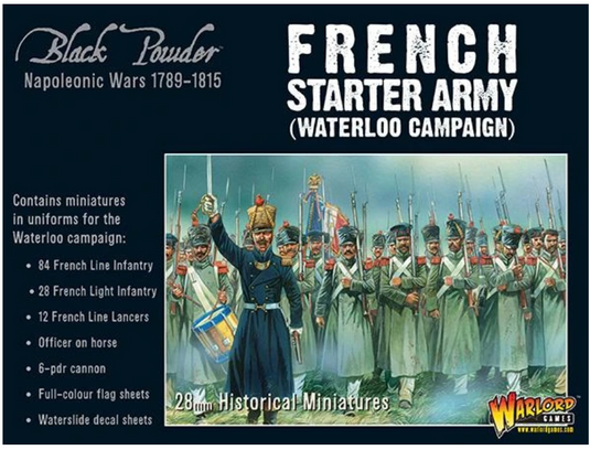 Napoleonic French Starter Army (Black Powder. Waterloo Campaign)