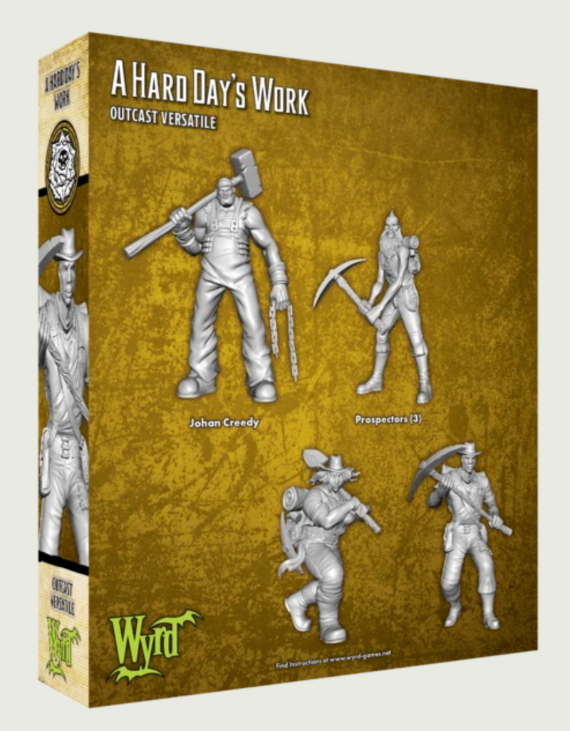 Load image into Gallery viewer, Malifaux 3E: Outcasts - A Hard Day&#39;s Work
