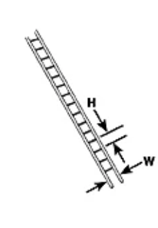 N (1:200) STYRENE LADDER 90671 (LS-2 / pack of 2)