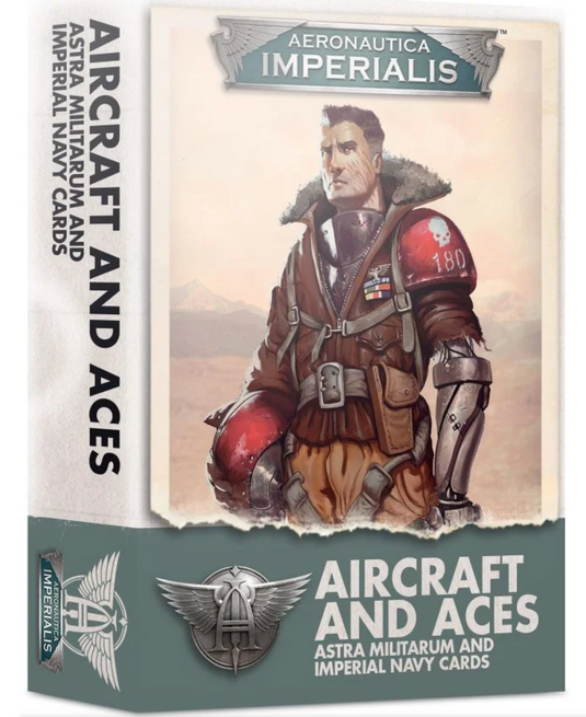 Aeronautica Imperialis: Aircraft and Aces – Astra Militarum and Imperial Navy Cards (Out of Print) (NEW) (SEALED)