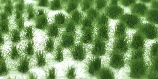 4mm Self-Adhesive Static Grass Tufts - Dark Green