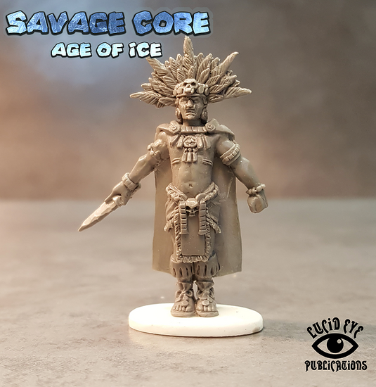 Jaguar Tribe Boss High Blood Priest Skull Cloud (IAB003)