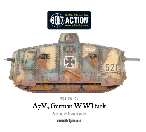 A7V, German WWI tank