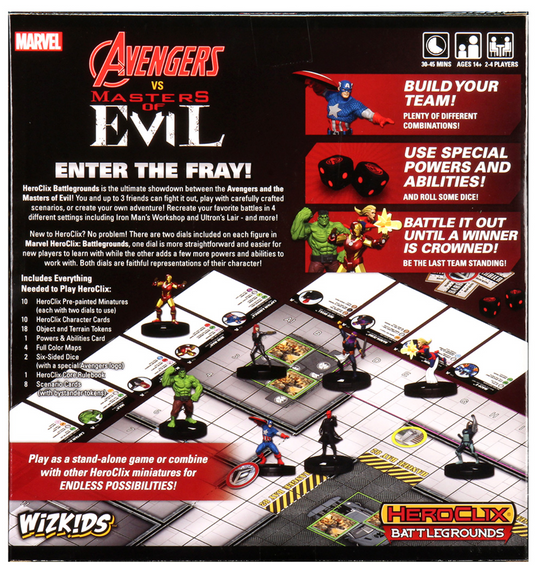 Marvel Heroclix Battlegrounds: Avengers vs Masters of Evil
