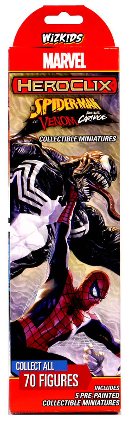 Load image into Gallery viewer, Marvel Heroclix: Spider-Man and Venom Absolute Carnage booster
