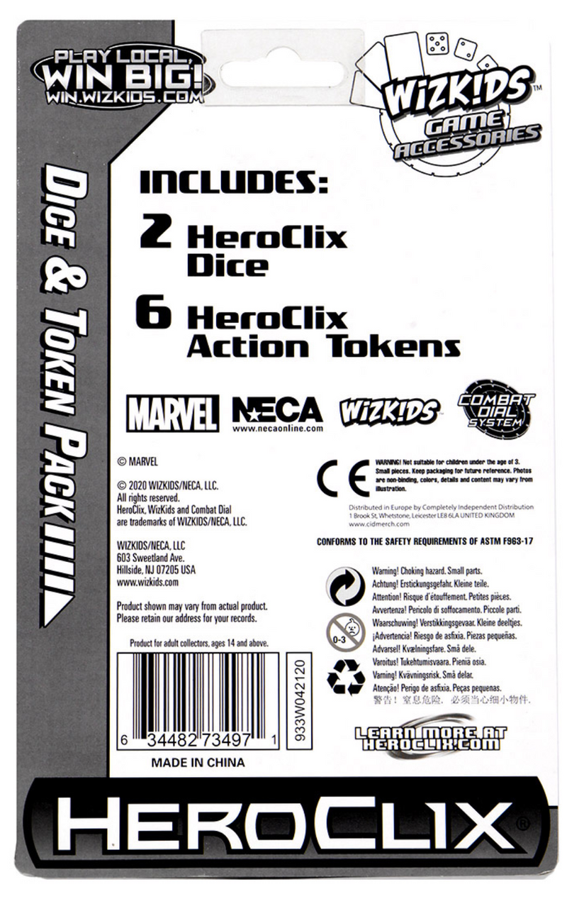Load image into Gallery viewer, Marvel HeroClix: Spider-Man and Venom Absolute Carnage Dice and Token Pack
