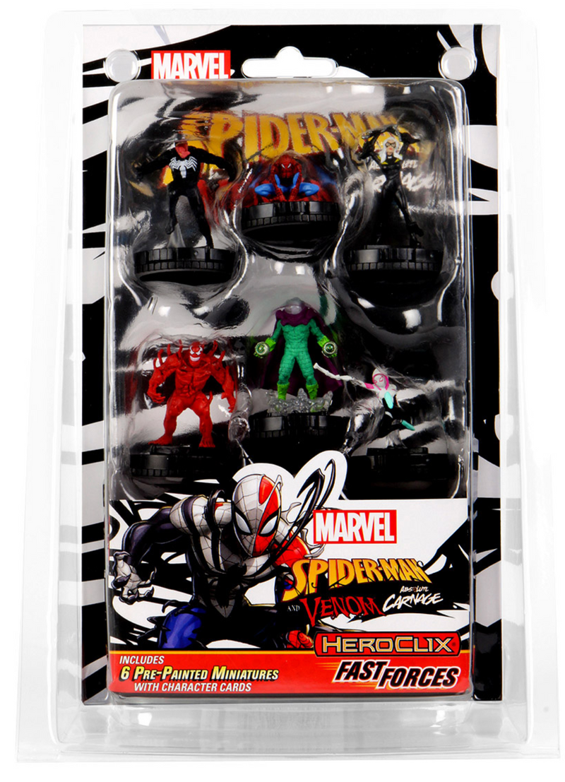 Load image into Gallery viewer, Marvel HeroClix: Spider-Man and Venom Absolute Carnage Fast Forces
