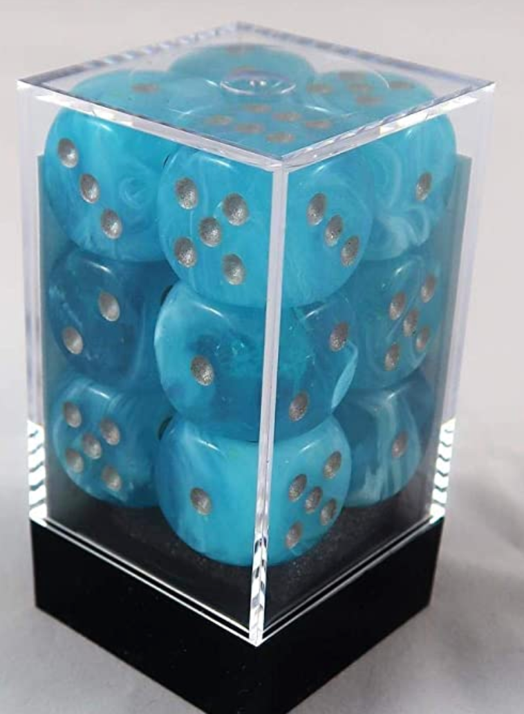 Load image into Gallery viewer, Chessex 16mm D6 12 Die Dice Set
