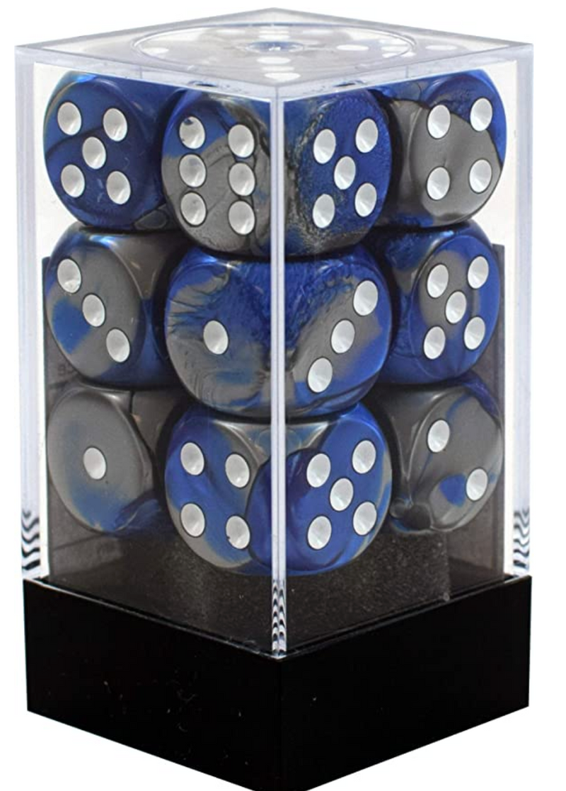 Load image into Gallery viewer, Chessex 16mm D6 12 Die Dice Set
