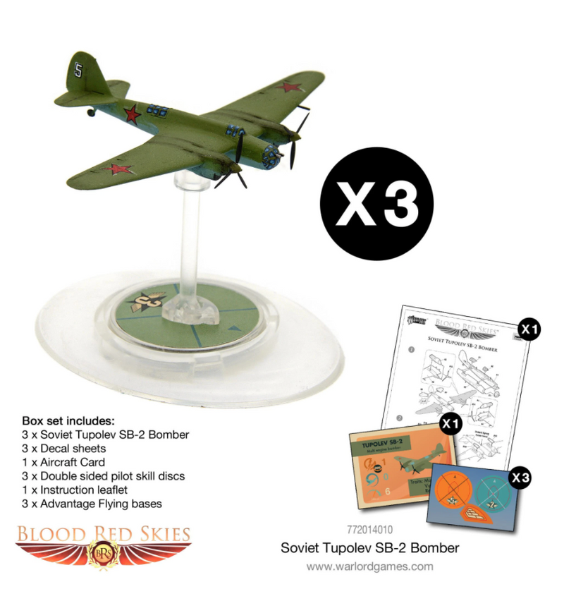 Load image into Gallery viewer, Soviet Tupolev ANT-40 (SB-2) Soviet Bomber
