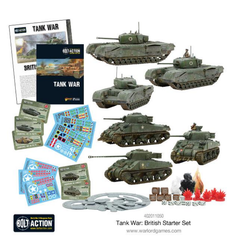 Load image into Gallery viewer, Tank War: British starter set
