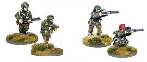 British Airborne Flamethrower and sniper teams