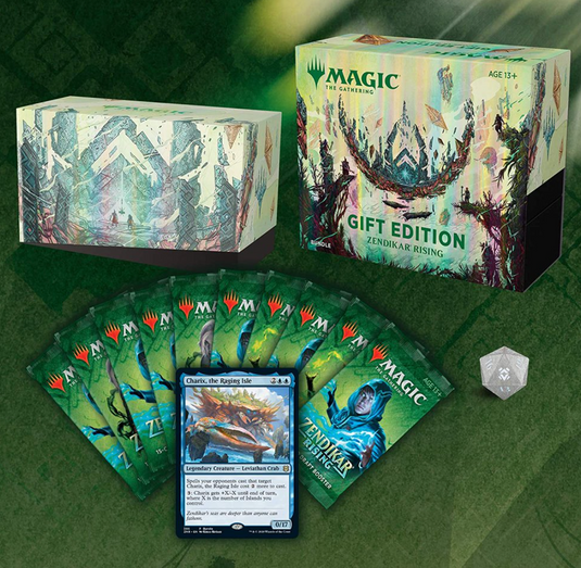 Magic: The Gathering Zendikar Rising Gift Bundle | 10 Draft Booster Packs