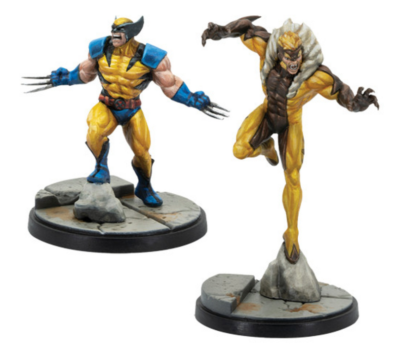 Load image into Gallery viewer, Marvel Crisis Protocol: Wolverine and Sabertooth Character Pack
