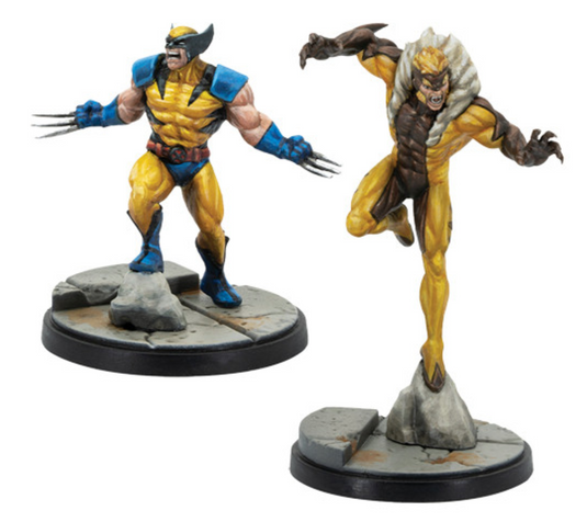 Marvel Crisis Protocol: Wolverine and Sabertooth Character Pack