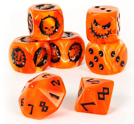 Blood Bowl Necromantic Horror Team Dice Set