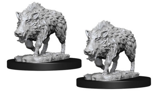 Wizkids Deep Cuts Unpainted Minis: W7 Wild Boar