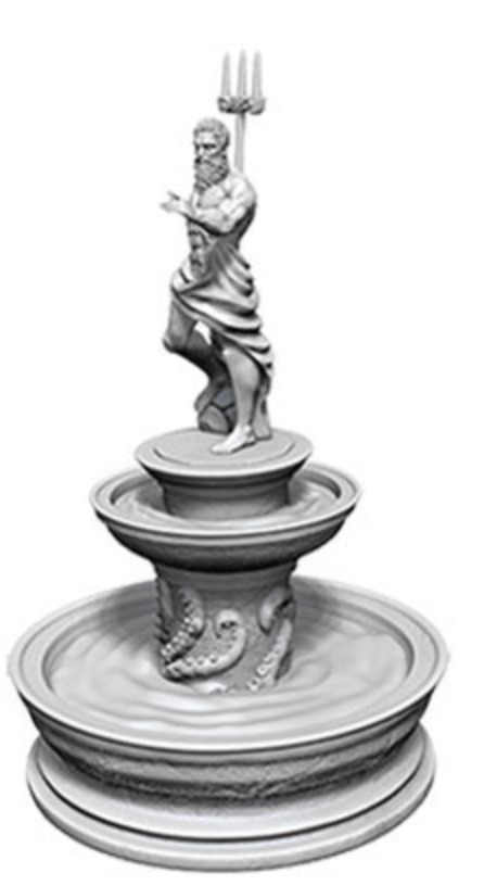 WizKids Deep Cuts Unpainted Minis: W10 Fountain