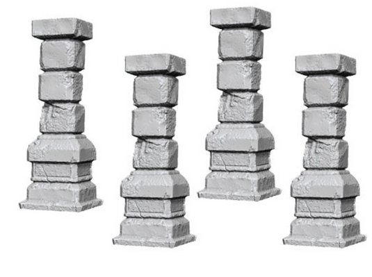 Pathfinder Battles Deep Cuts Unpainted Minis: W3 Pillars