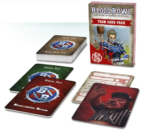 Games Workshop - Blood Bowl Team Card Pack: Elven Union