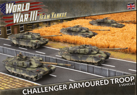 WWIII Team Yankee: Challenger Armored Troop. British