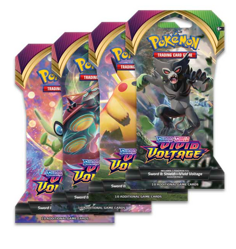 Pokémon TCG: Sword & Shield-Vivid Voltage Sleeved Booster Pack (10 Cards)