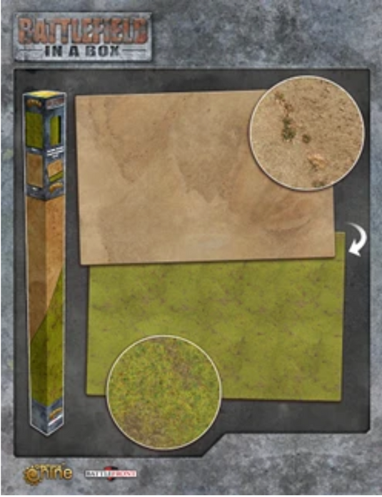 Battlefield in a Box: Game Mat- Grassland / Desert