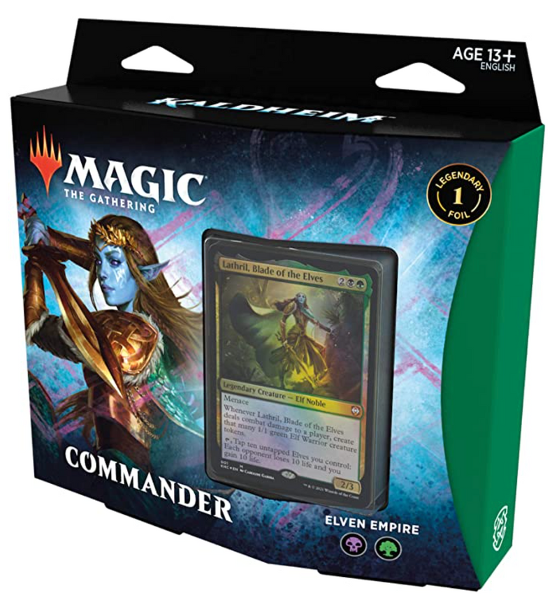 Load image into Gallery viewer, Magic The Gathering Kaldheim Commander Deck – Elven Empire

