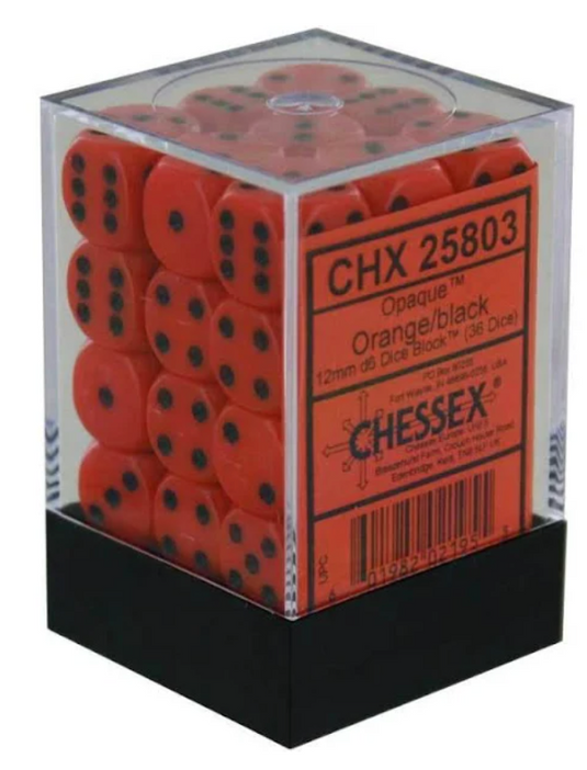 Chessex 12mm 36d6 Dice Block