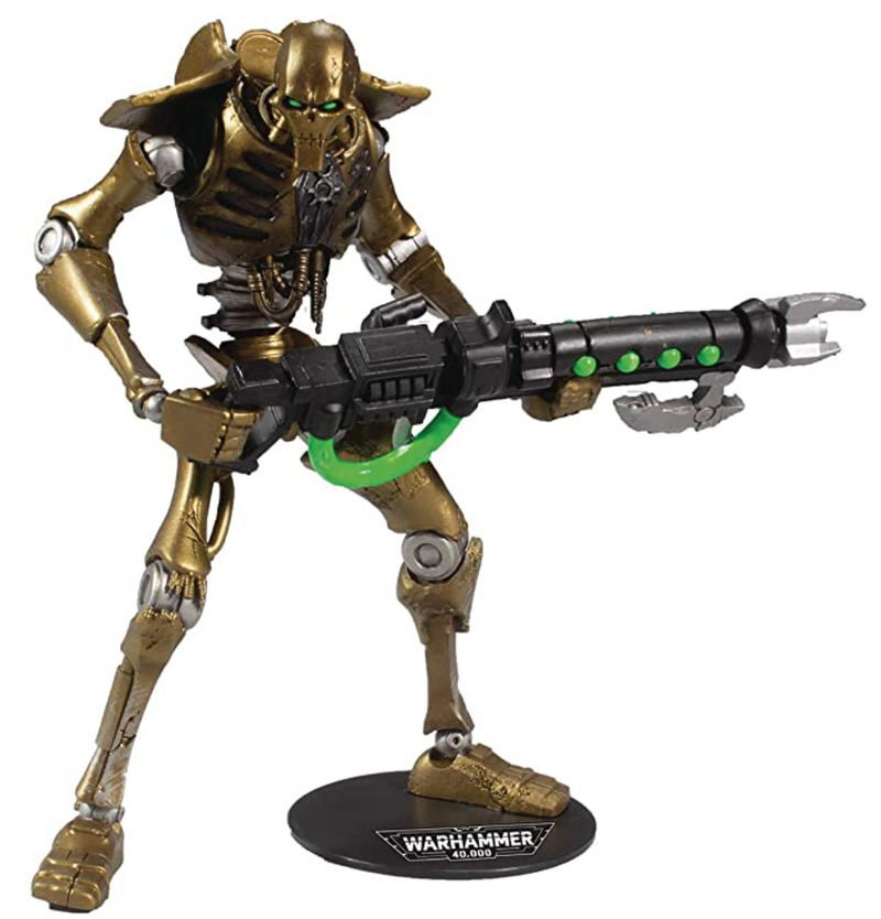 Load image into Gallery viewer, McFarlane Toys Warhammer 40,000 Necron Warrior 7&quot; Action Figure
