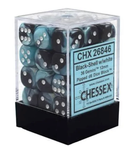 Chessex 12mm 36d6 Dice Block