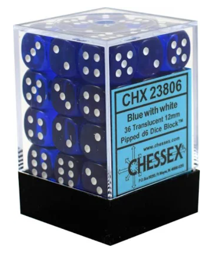 Chessex 12mm 36d6 Dice Block