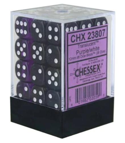 Chessex 12mm 36d6 Dice Block