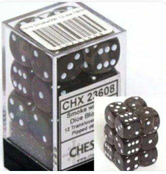 Chessex 16mm D6 12 Die Dice Set