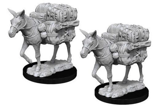 Wizkids Deep Cuts Unpainted Minis: W7 Pack Mule