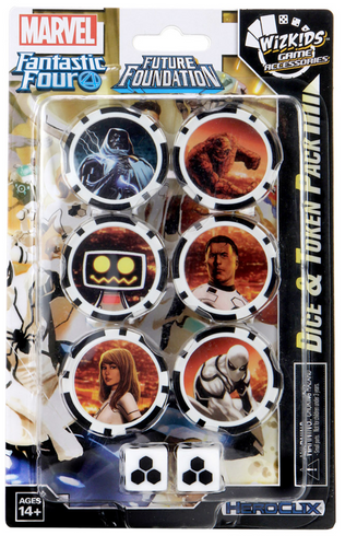 Marvel HeroClix: Fantastic Four Future Foundation Dice and Token Pack