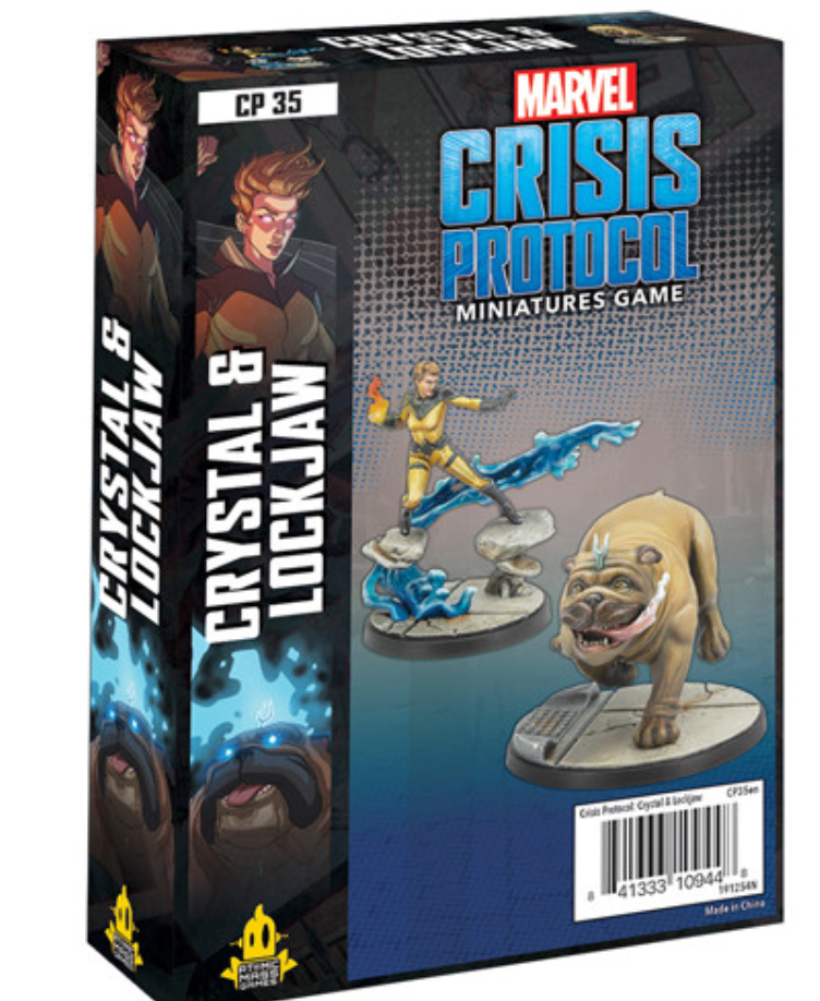 Load image into Gallery viewer, Marvel Crisis Protocol: Crystal and Lockjaw Character Pack
