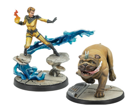 Marvel Crisis Protocol: Crystal and Lockjaw Character Pack