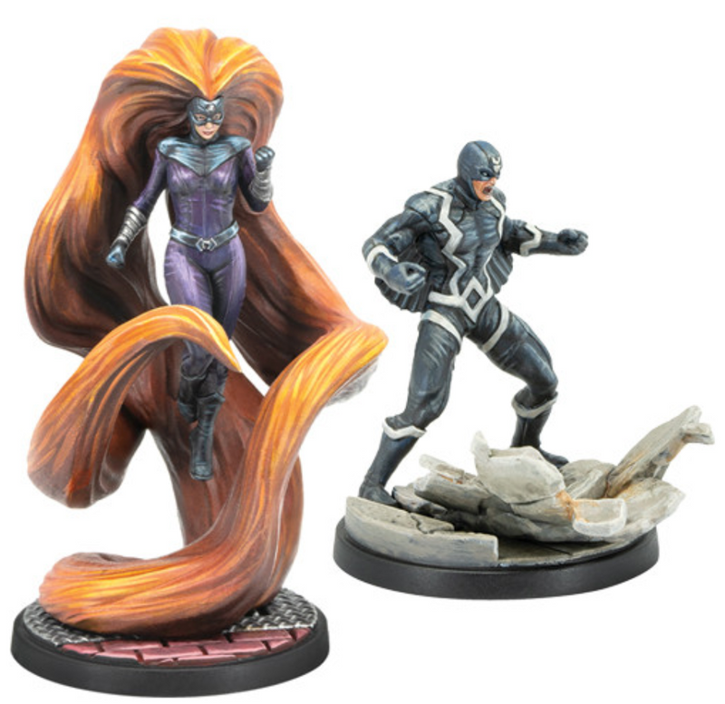 Load image into Gallery viewer, Marvel Crisis Protocol: Black Bolt and Medusa Character Pack
