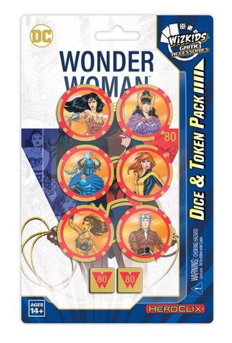 DC Comics HeroClix: Wonder Woman 80th Anniversary Dice and Token Pack
