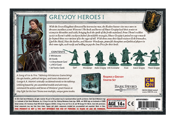 Load image into Gallery viewer, A Song of Ice and Fire: Greyjoy Heroes 1
