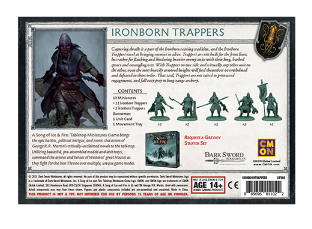 Load image into Gallery viewer, A Song of Ice &amp; Fire: Greyjoy Ironborn Trappers
