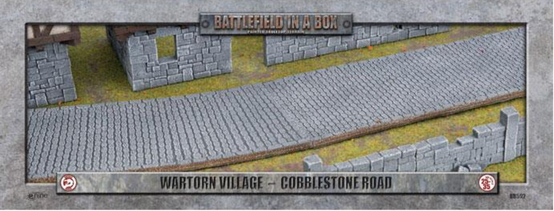 Load image into Gallery viewer, Wartorn Village - Cobblestone Road
