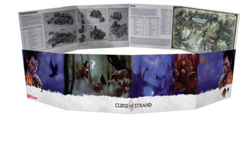 Load image into Gallery viewer, D&amp;D 5E RPG: Dungeon Master&#39;s Screen - Curse of Strahd
