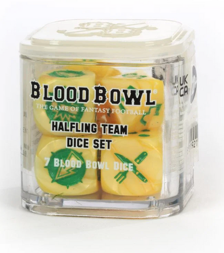 Blood Bowl Halfling Team Dice Set